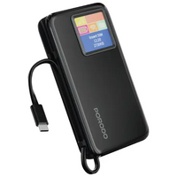 Porodo 4G LTE | WIFI 6 Pocket Router and 10000mAh Power Bank-Black