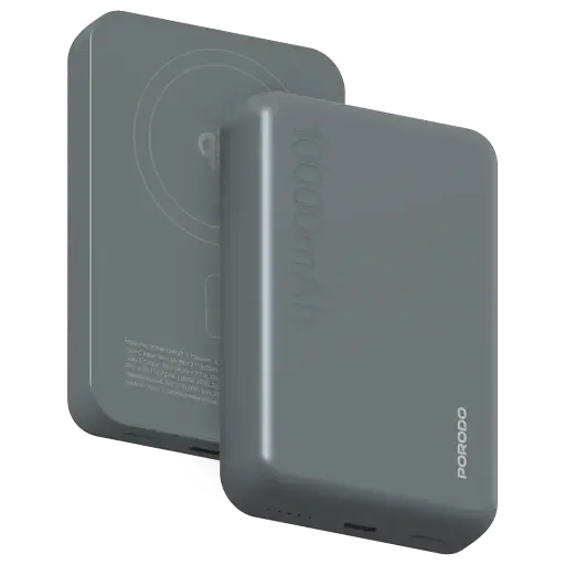 Porodo VINGT-CINQ 10000mAh MagSafe Power Bank - Grey