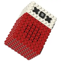 Porodo Soundtec MiniBlock Portable Stereo Speaker-Red