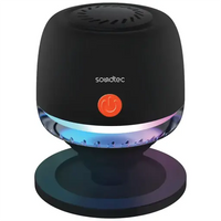 Porodo Soundtec Snap Vibe Magnetic RGB Mini Speaker-Black