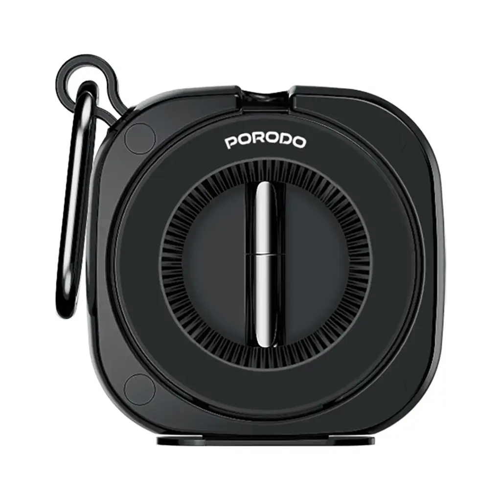 Porodo Loop Magnetic Phone Holder with Adjustable Travel Base - Black