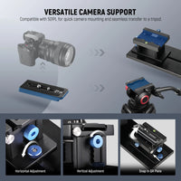 Neewer X14 III Aluminum Alloy Teleprompter with 501PL Quick Shoe Plate