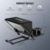 Neewer X14 III Aluminum Alloy Teleprompter with 501PL Quick Shoe Plate