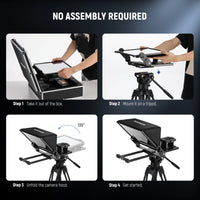 Neewer X14 III Aluminum Alloy Teleprompter with 501PL Quick Shoe Plate