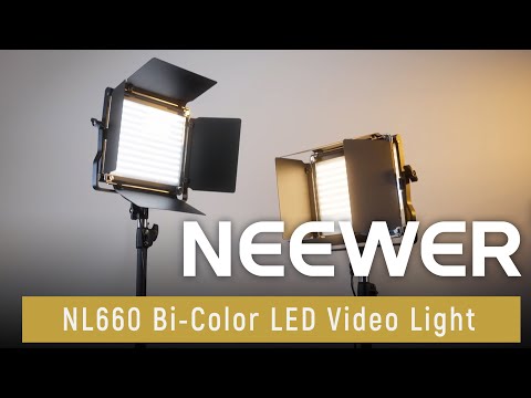 Neewer NL660 Bi-Color 660 LED Video Light and Stand Kit