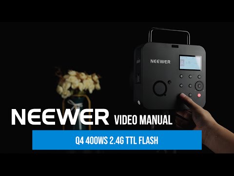 Neewer Q4 400W 2.4G TTL Flash with Battery