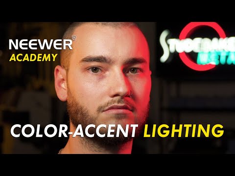 Neewer RGB1200 2-Light LED Video Light Kit with Stands and Bag
