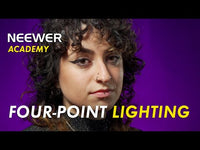Neewer RGB660 Pro LED Video Light with Barndoor