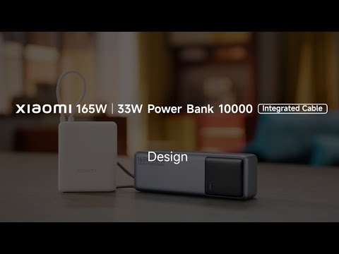 Xiaomi 165W Power Bank with Integrated Cable
