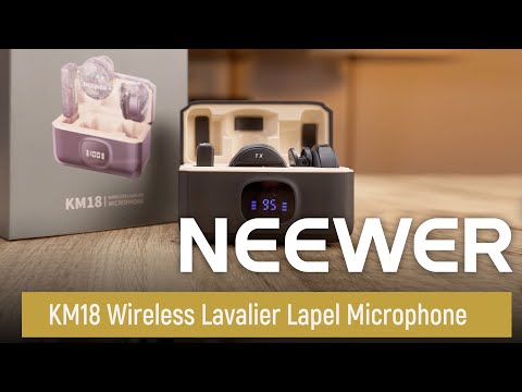 Neewer KM18 Mini Wireless Lavalier Microphone Kit
