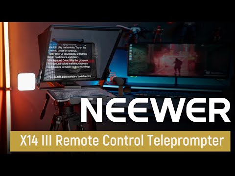 Neewer X14 III Aluminum Alloy Teleprompter with 501PL Quick Shoe Plate