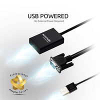 Promate proLink-V2H VGA to HDMI 1080p Display Adapter