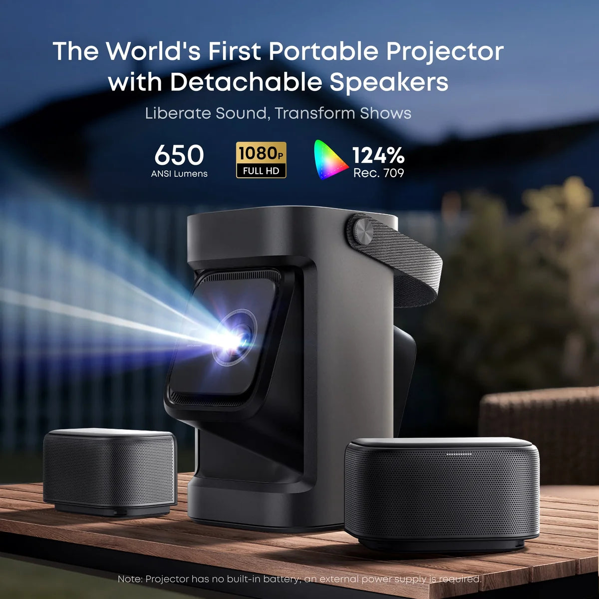 Soundcore Nebula P1 Projector Detachable Speakers