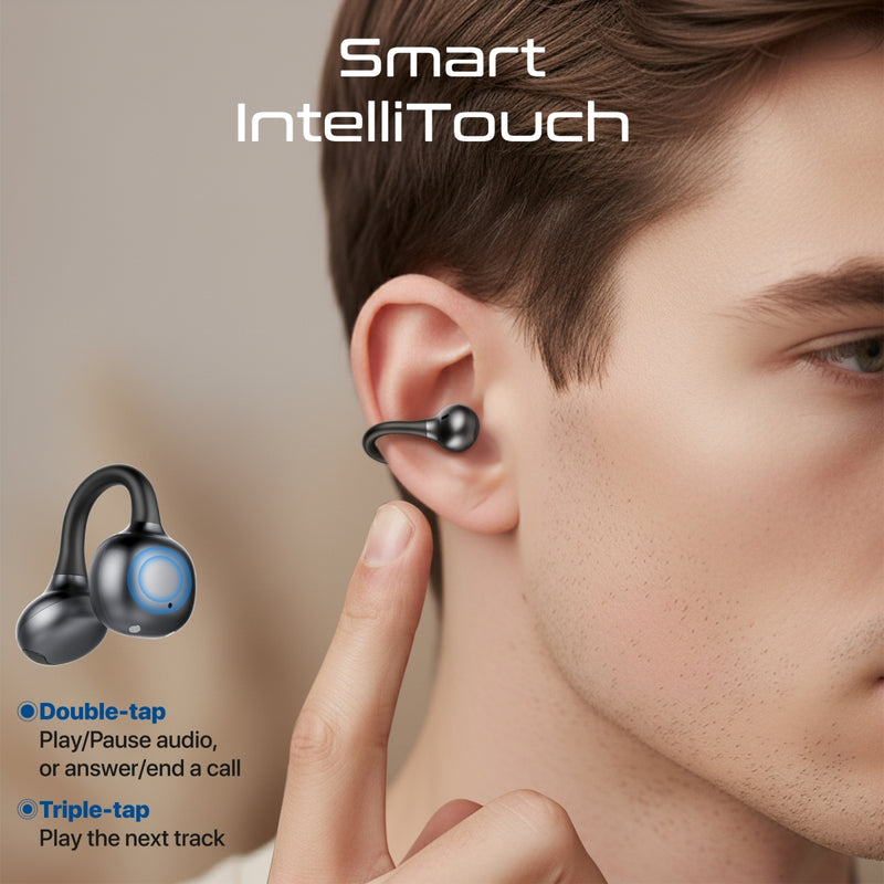 Promate AirClip-Pro Open Ear Clip On TWS Earbuds