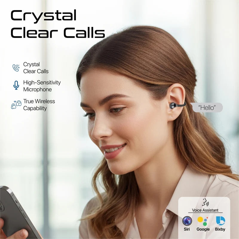 Promate AirClip-Pro Open Ear Clip On TWS Earbuds