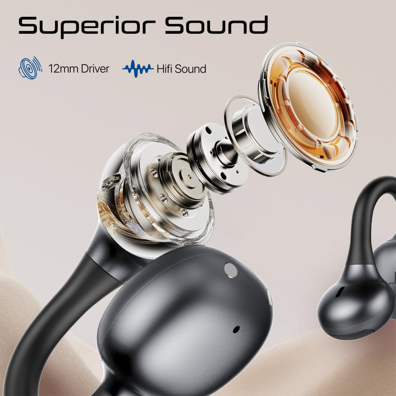 Promate AirClip-Pro Open Ear Clip On TWS Earbuds