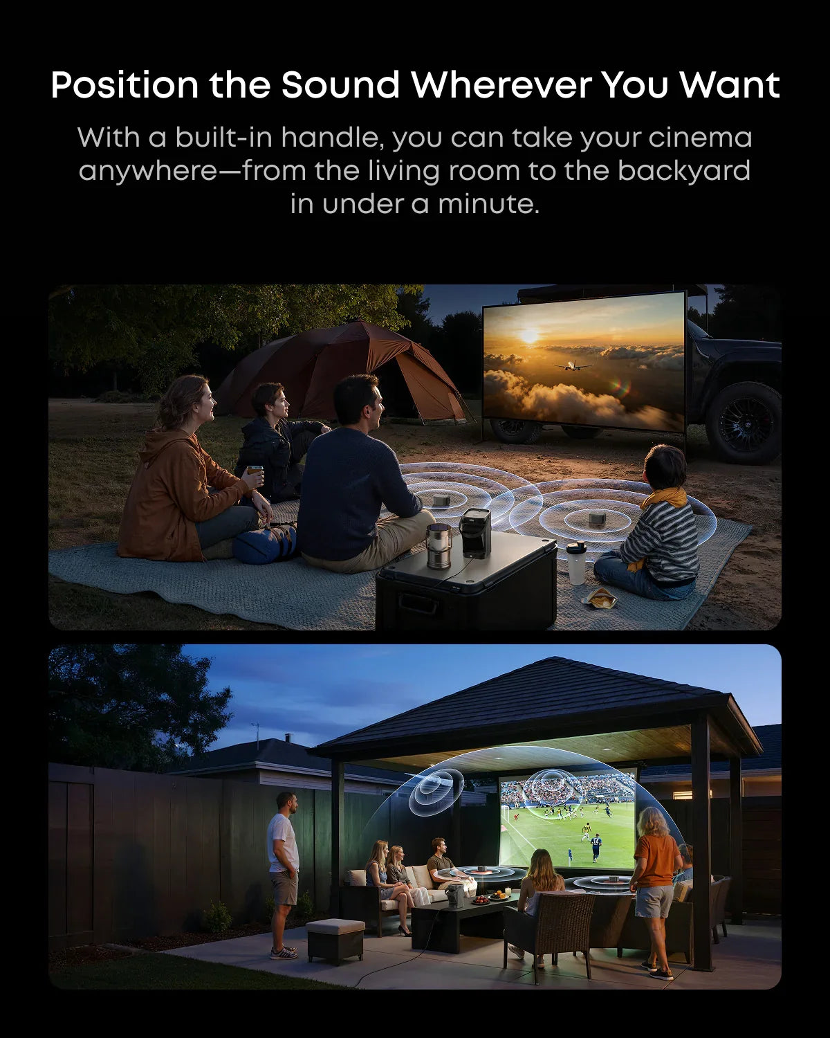 Soundcore Nebula P1 Projector Detachable Speakers