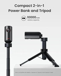 Nebula Capsule Power Bank Tripod Black