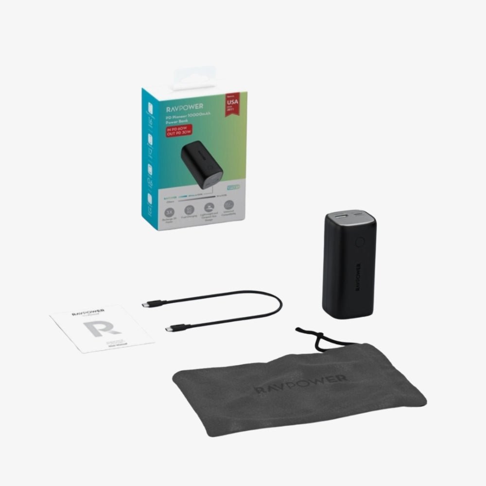 RAVPower Super PD Pioneer 10400mAh 30W 2 - Port Power Bank - Techty