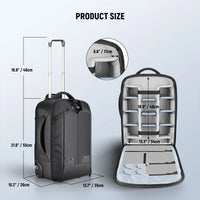 Neewer NW3300 Convertible Rolling Camera Backpack