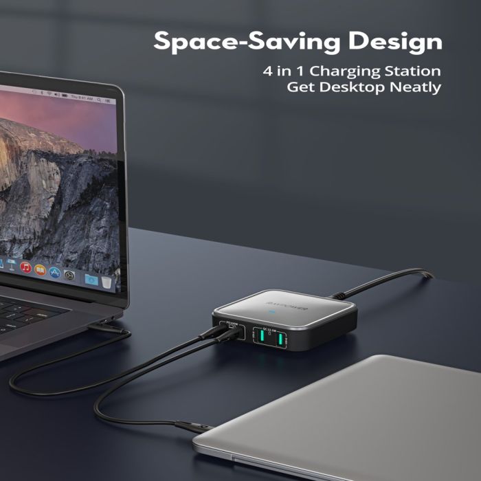 RAVPower RP-PC1042 100W GaN PD 4-Port Desktop Charger