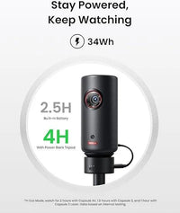 Nebula Capsule Power Bank Tripod Black