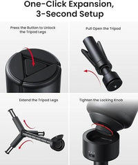 Nebula Capsule Power Bank Tripod Black