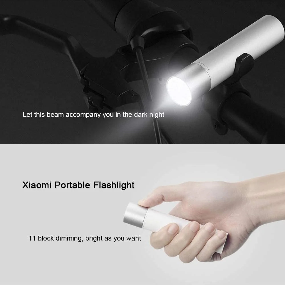 Xiaomi Mi Power Bank Flashlight 3250mAh Minimalist Aluminum