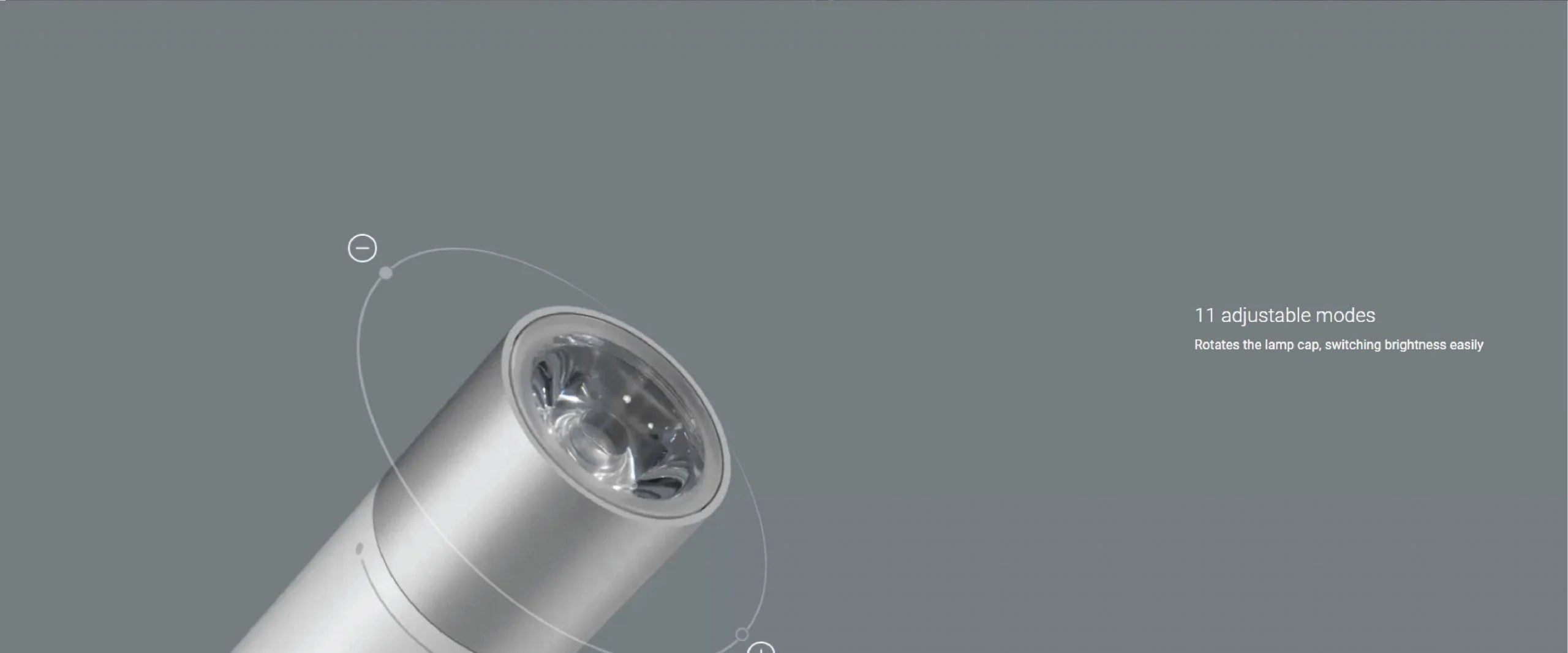 Xiaomi Mi Power Bank Flashlight 3250mAh Minimalist Aluminum