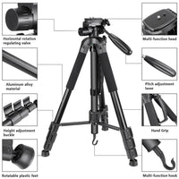 Neewer Aluminum Alloy Camera Tripod Monopod with Pan Head