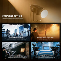 Neewer AS600B Bi-Color 600W COB LED Video Light