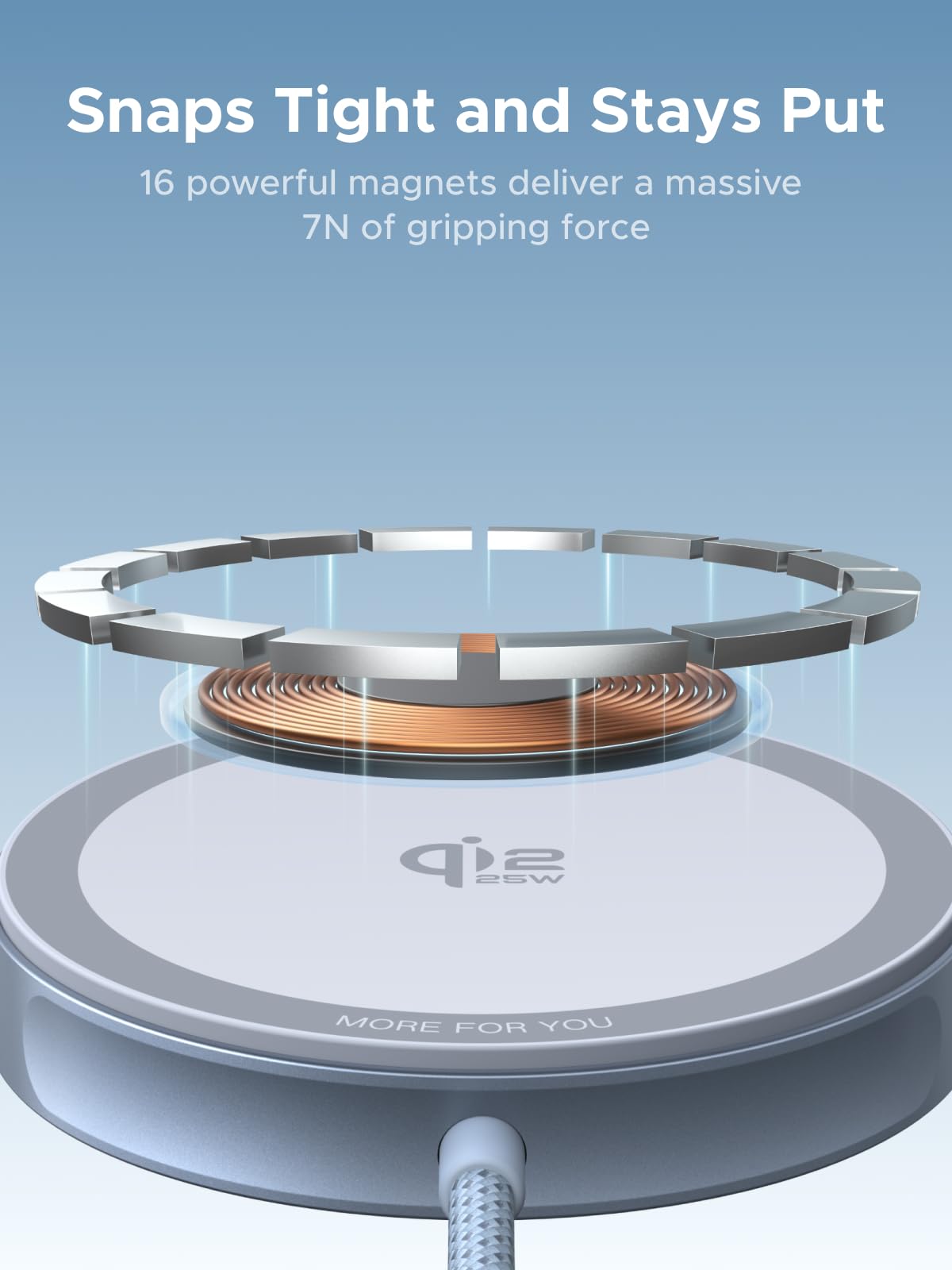 UGREEN W753 25W Qi2 Magnetic Wireless Charger