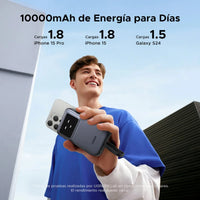UGREEN 10000mAh Power Bank with Built-in Cable