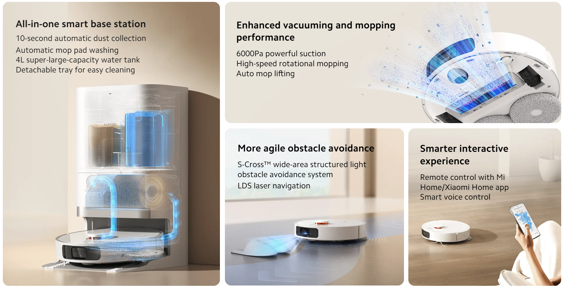 Xiaomi Robot Vacuum X20 Plus Smart Vacuum UK