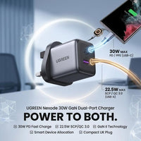 UGREEN X516 30W 2-Port GaN Fast Charger