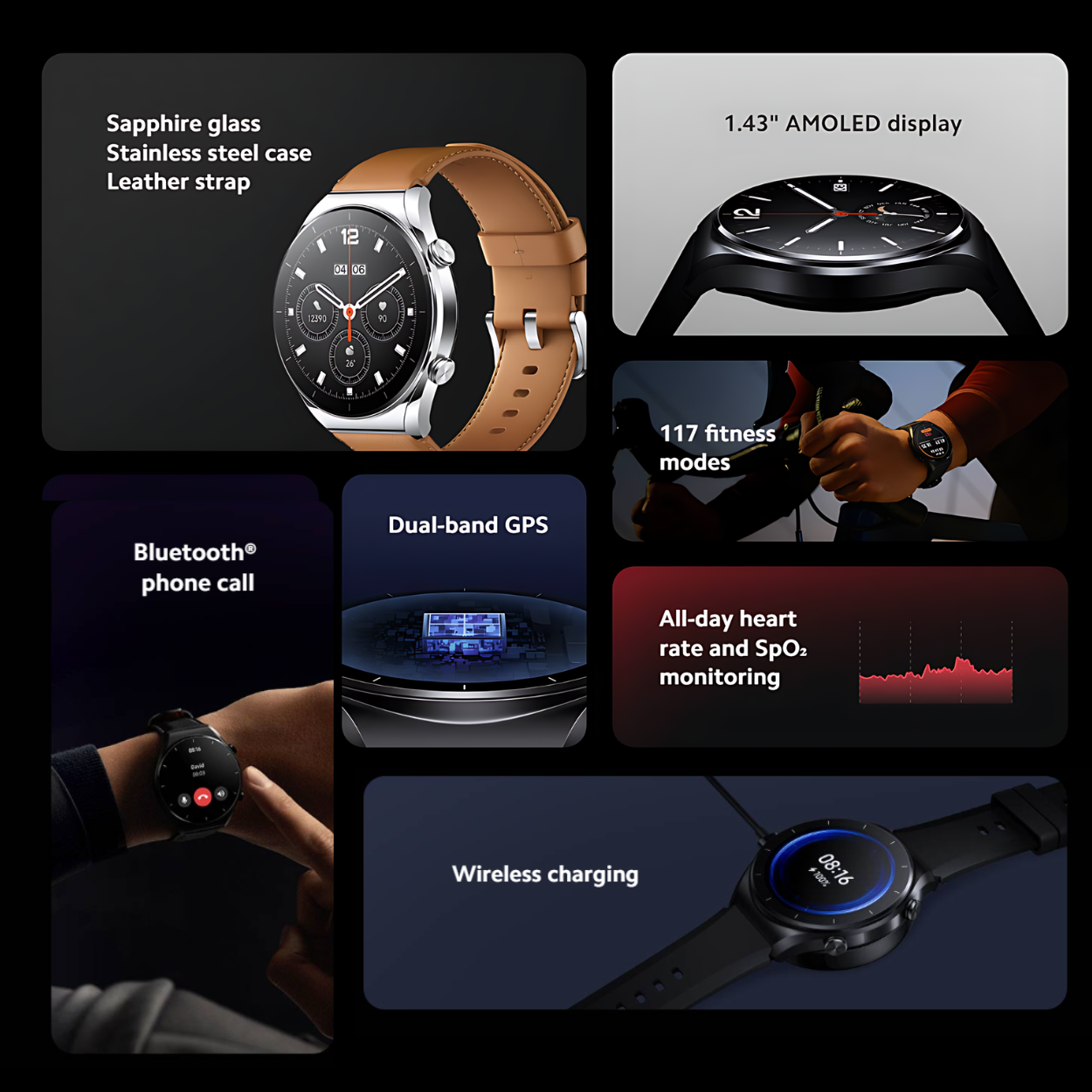 Xiaomi Watch S1 Smartwatch Sapphire Glass