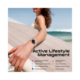 Promate xWatch-US13 1.32" Curved AMOLED Fitness Tracker Smartwatch