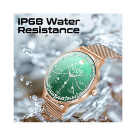 Promate xWatch-US13 1.32" Curved AMOLED Fitness Tracker Smartwatch