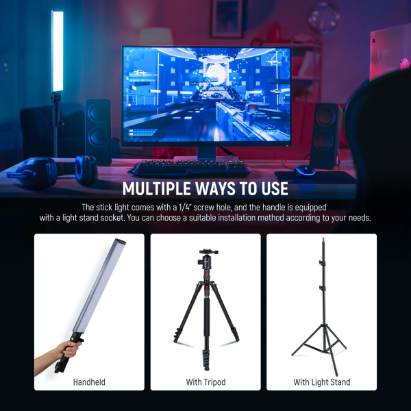 Neewer BH30S Handheld RGB LED Video Light
