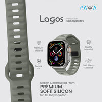 Pawa Lagos Premium Soft Silicon Strap 45/49mm