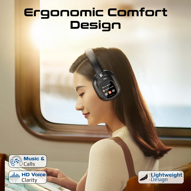 Promate VuTune Hybrid ANC Touchscreen Wireless Headphones