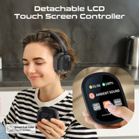 Promate VuTune Hybrid ANC Touchscreen Wireless Headphones