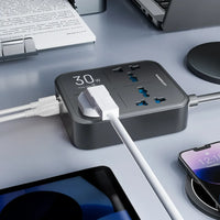 Powerology PWCUQC037 3250W 3AC Power Strip