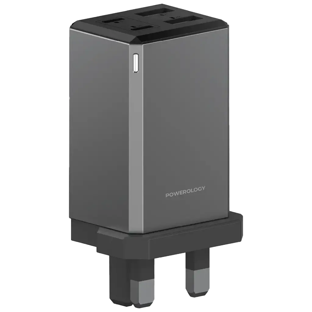 Powerology 65W GaN Travel Adapter