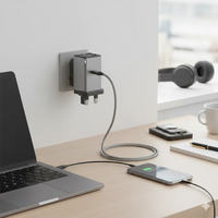 Powerology 65W GaN Travel Adapter