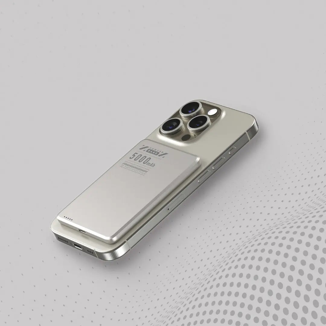 Powerology Ultra-Thin 5000mAh MagSafe Power Bank - Orange