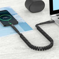 Hoco U78 Cotton Spring Charging Data Cable