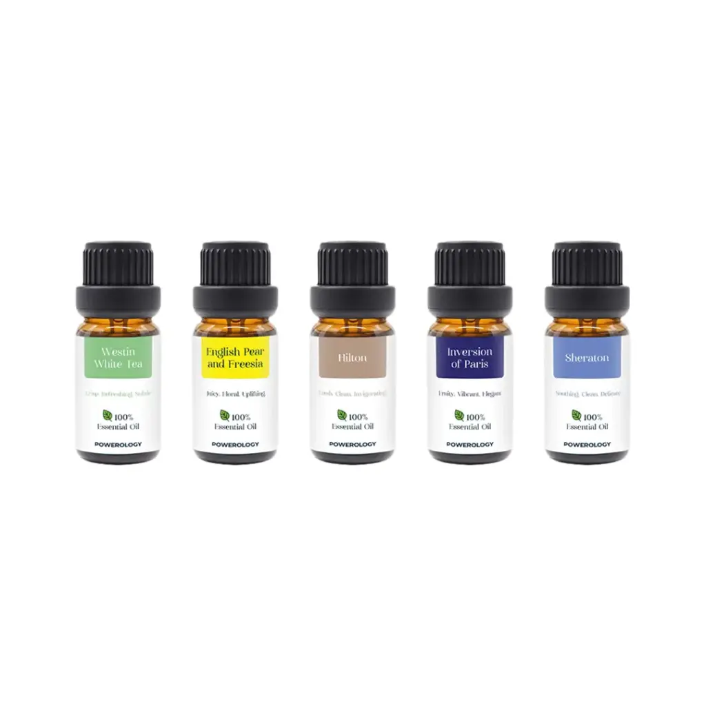Powerology Essential Oil Set: 5 Fragrance Oils 10ml