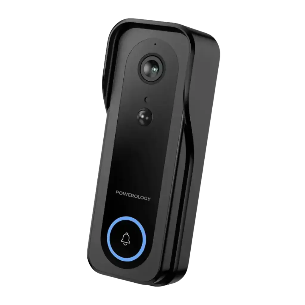 Powerology Smart Doorbell Camera PP085 - Black