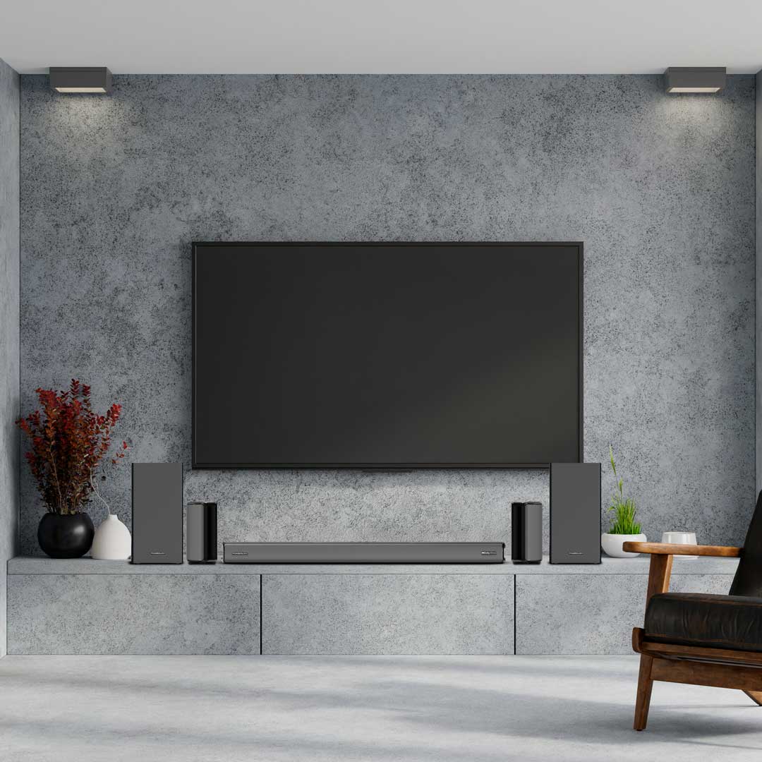 Powerology Dual Woofer Wireless Home Theater